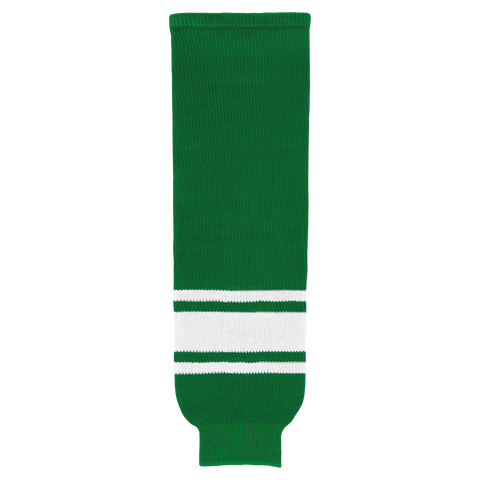 Athletic Knit (AK) HS630-210 Toronto St. Pats Kelly Green/White Knit Ice Hockey Socks