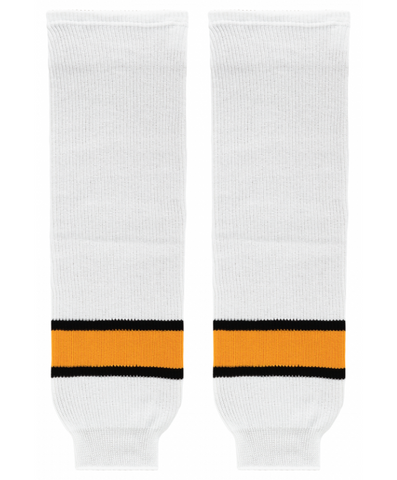 Athletic Knit (AK) HS630-301 North Bay Centennials White Knit Ice Hockey Socks