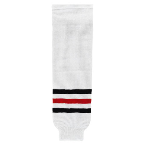 Athletic Knit (AK) HS630-305 Portland Winterhawks White Knit Ice Hockey Socks