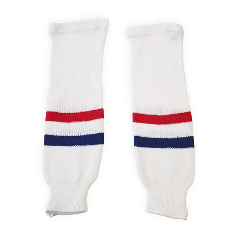 Athletic Knit (AK) HS630-309 Spokane Chiefs White Knit Ice Hockey Socks