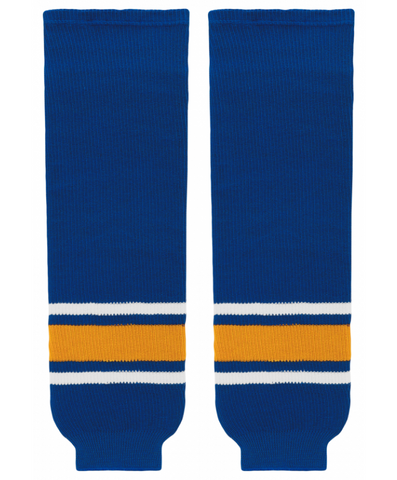 Athletic Knit (AK) HS630-316 Old St. Louis Blues Royal Blue Knit Ice Hockey Socks