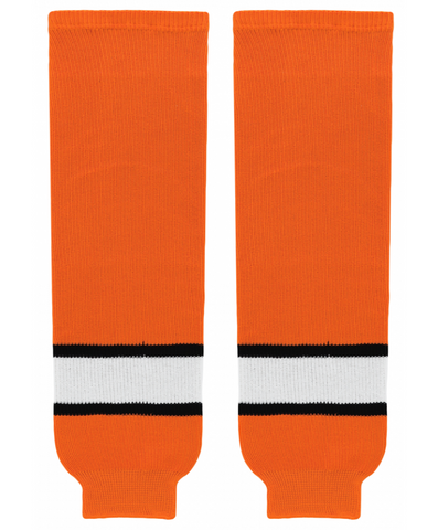 Athletic Knit (AK) HS630-330 Medicine Hat Tigers Orange Knit Ice Hockey Socks