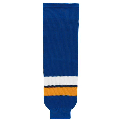 Athletic Knit (AK) HS630-448 2014 St. Louis Blues Royal Blue Knit Ice Hockey Socks