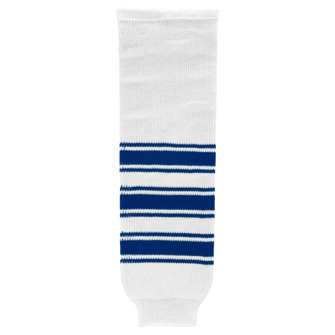 Athletic Knit (AK) HS630-505 New Toronto Maple Leafs White Knit Ice Hockey Socks