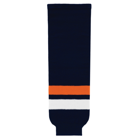 Athletic Knit (AK) HS630-510 New York Islanders Navy Knit Ice Hockey Socks