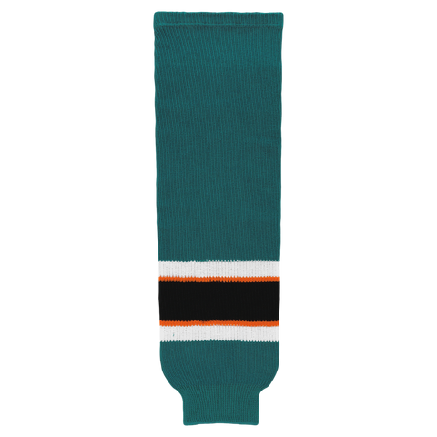 Athletic Knit (AK) HS630-736 2009 San Jose Sharks Dark Teal Knit Ice Hockey Socks