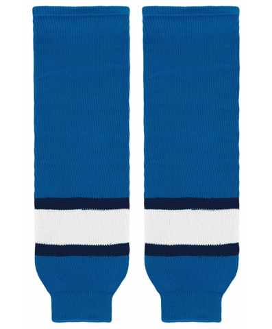 Athletic Knit (AK) HS630-776 Winnipeg Jets Cobalt Blue Knit Ice Hockey Socks