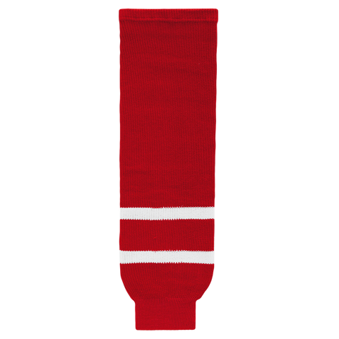 Athletic Knit (AK) HS630-802 2010 Team Canada Red Knit Ice Hockey Socks