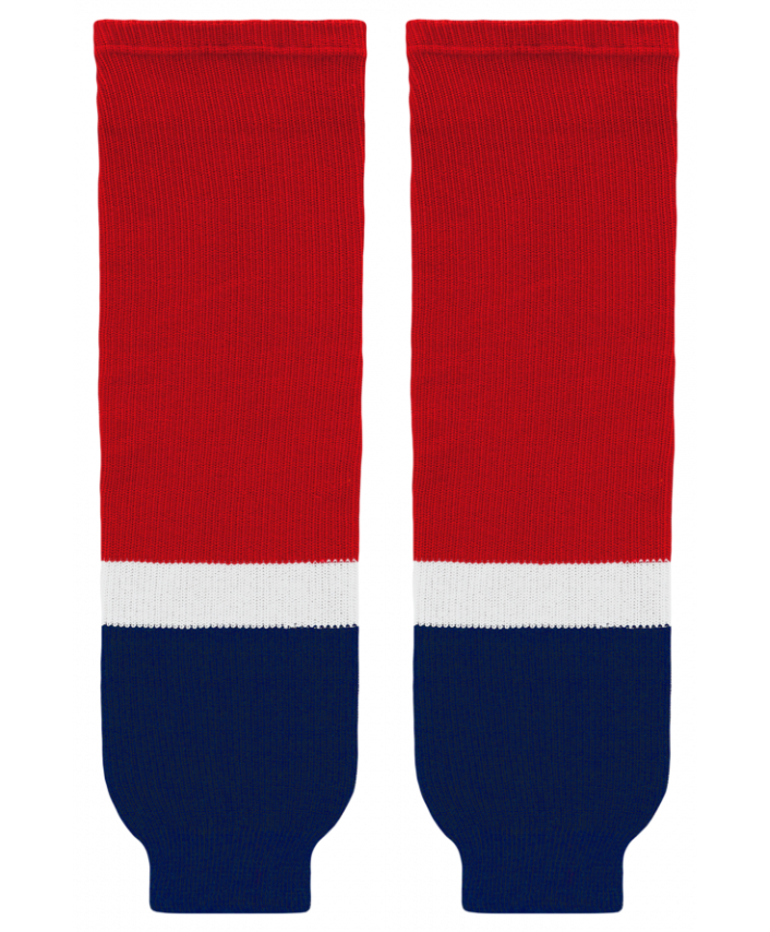 Athletic Knit (AK) HS630-808 2013 Washington Capitals Red Knit Ice Hockey Socks