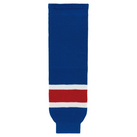 Athletic Knit (AK) HS630-812 Spokane Chiefs Royal Blue Knit Ice Hockey Socks