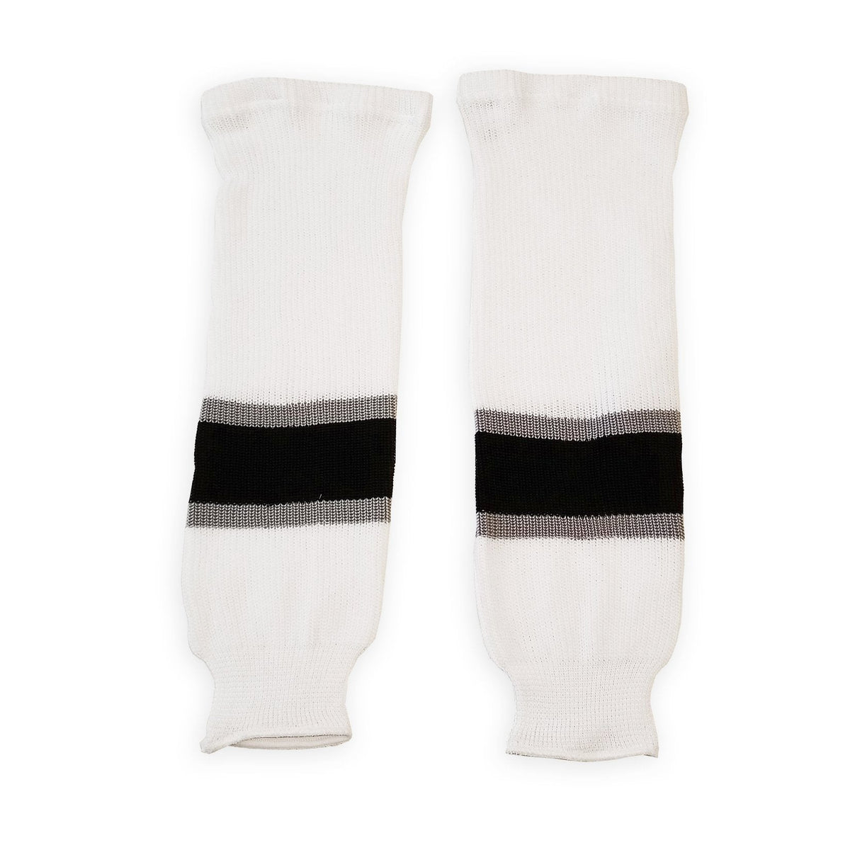 Athletic Knit (AK) HS630-942 Classic Los Angeles Kings White Knit Ice Hockey Socks