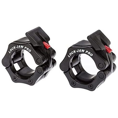 SFE Black Lock-Jaw Olympic Barbell Collars