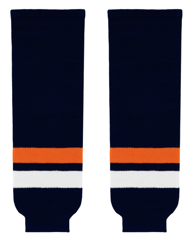 Athletic Knit (AK) HS630-510 New York Islanders Navy Knit Ice Hockey Socks