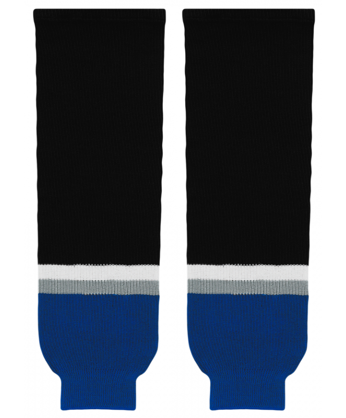 Athletic Knit (AK) HS630-838 2009 Tampa Bay Lightning Third Royal Blue Knit Ice Hockey Socks