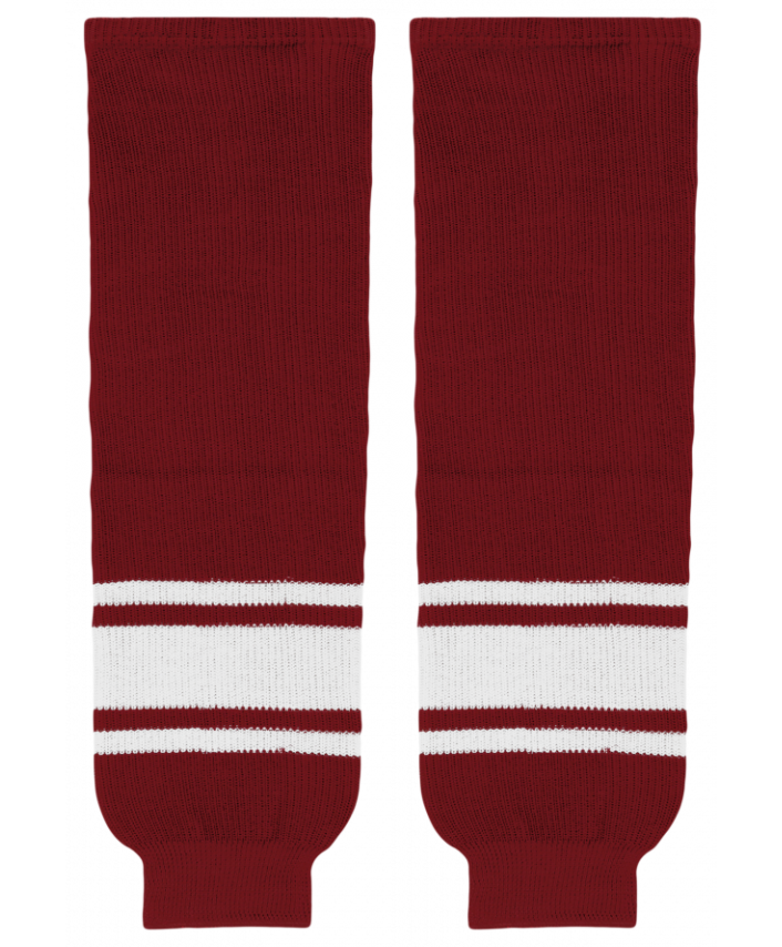 Athletic Knit (AK) HS630-362 Arizona Coyotes Red Knit Ice Hockey Socks