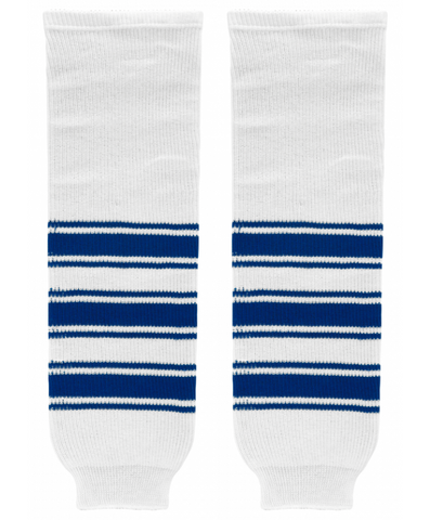 Athletic Knit (AK) HS630-505 New Toronto Maple Leafs White Knit Ice Hockey Socks