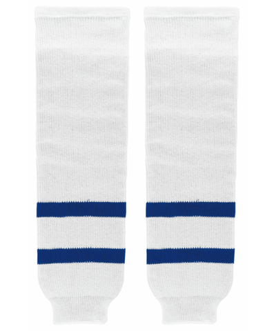 Athletic Knit (AK) HS630-205 Toronto Marlies White Knit Ice Hockey Socks