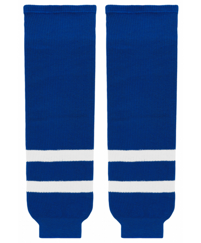 Athletic Knit (AK) HS630-204 Old Toronto Maple Leafs Royal Blue Knit Ice Hockey Socks