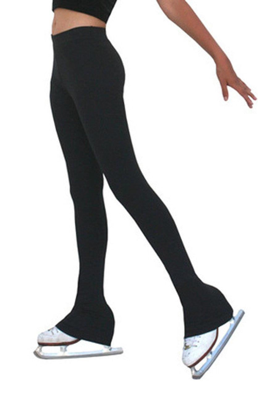 Chloe Noel All Black 3Inch Waist Band Skate Figure Skating Pants