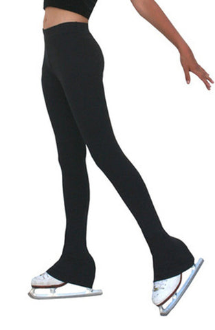 Chloe Noel All Black 3Inch Waist Band Skate Figure Skating Pants