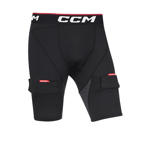 CCM Compression Youth Shorts with Jock