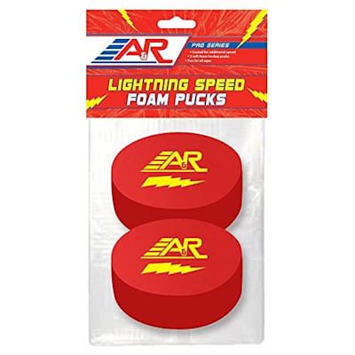 A&R A&R Lightning Speed Foam Hockey Puck - 2 Pack