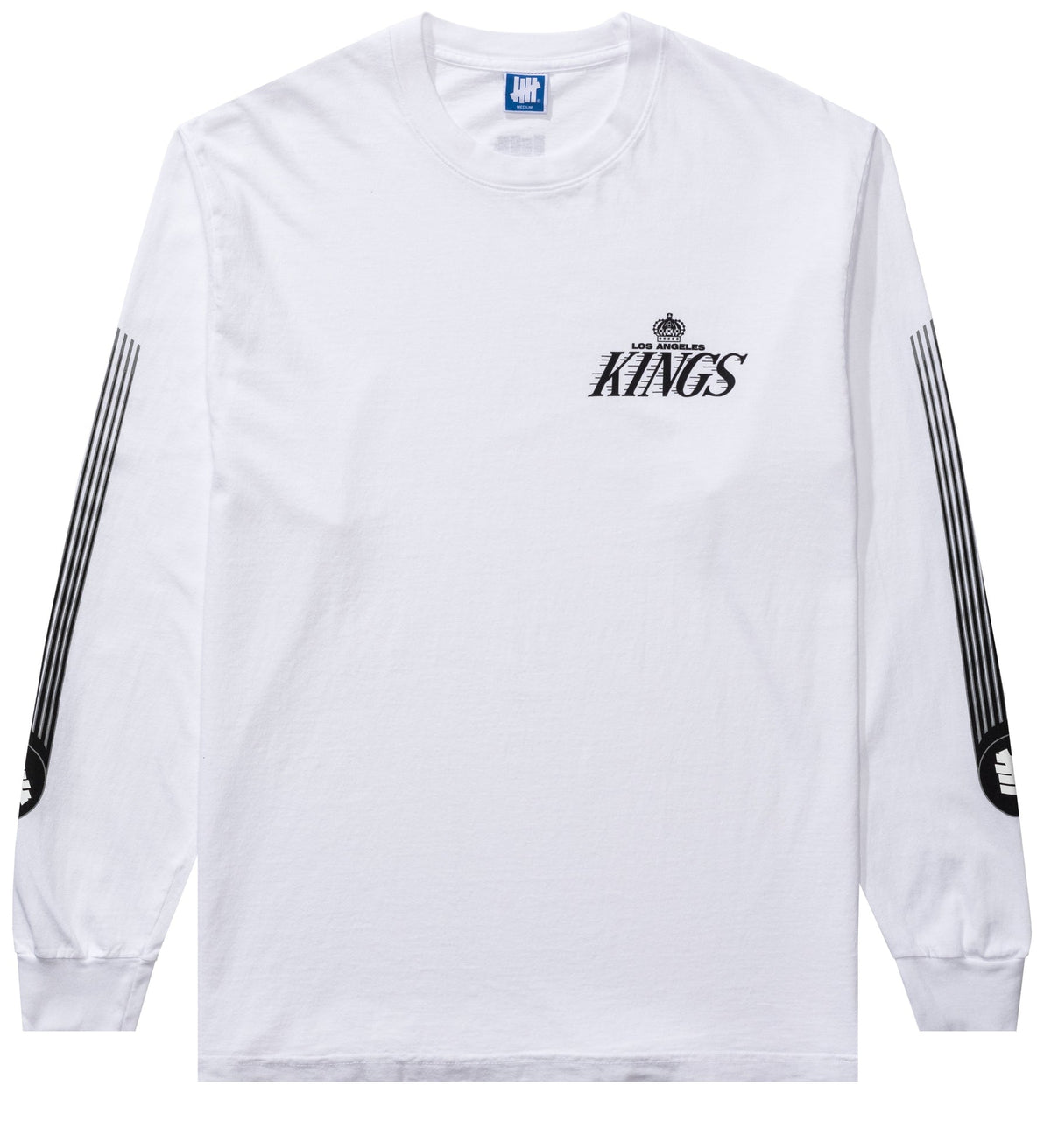 Kings X Undefeated Slapshot Long Sleeve Tee White