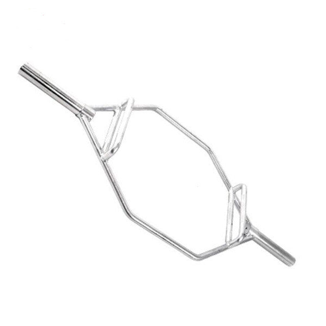 SFE OLYMPIC ZINC PLATED 60" HEX / SHRUG BAR (CHROME)