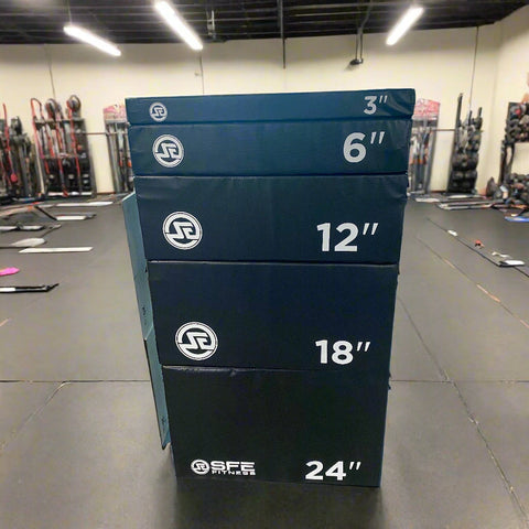 SFE Foam Plyo Box - 5 Piece Set - 3",6",12",18",24" (New)