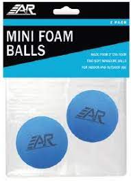 A&R Mini Goal Foam Balls 2-Pack - Retail Bag