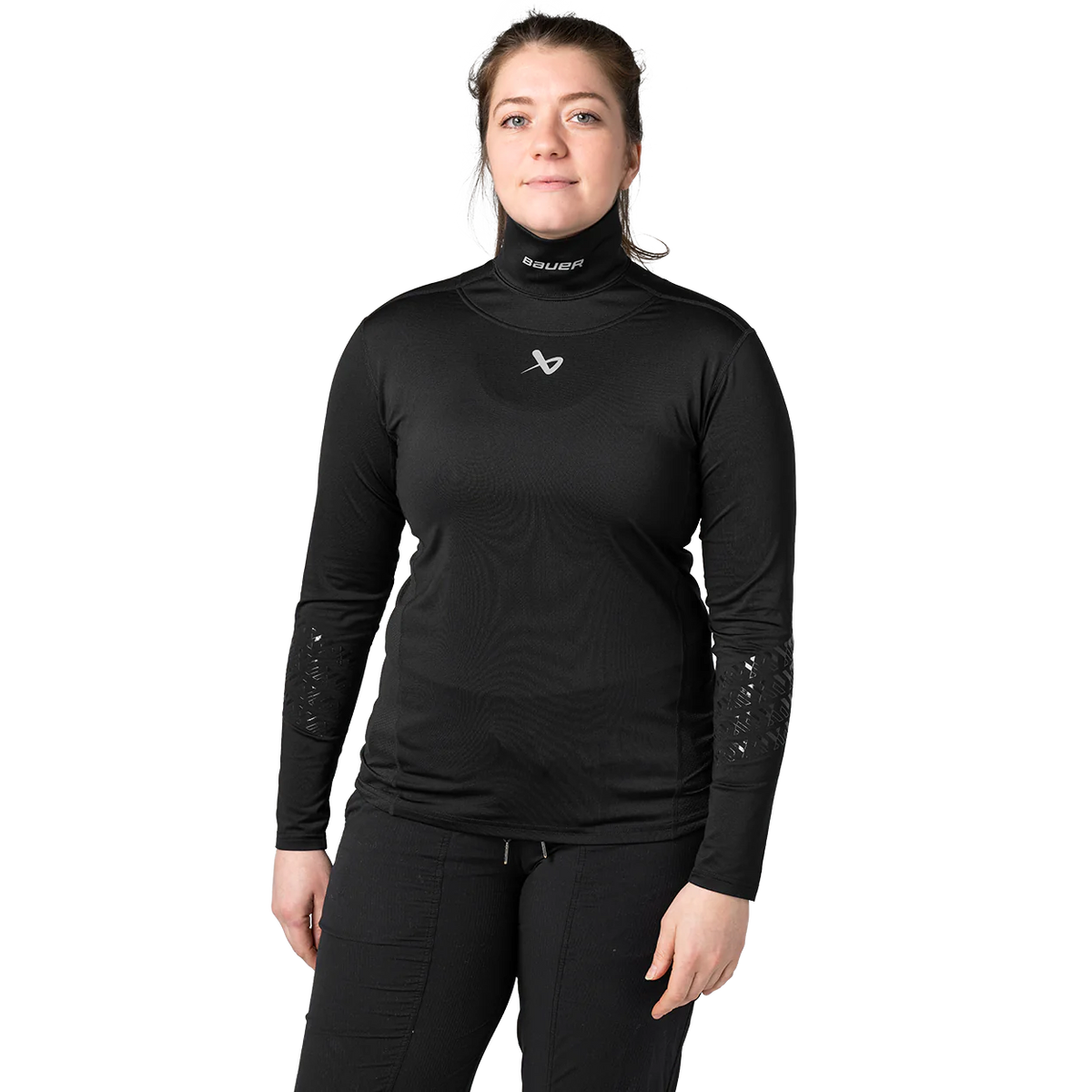 BAUER WMNS LS CUT-RESISTANT NECK PROTECT BASE LAYER